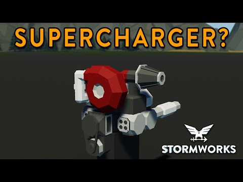 Видео: Работают ли нагнетатели? - Испытание модульного двигателя - Stormworks