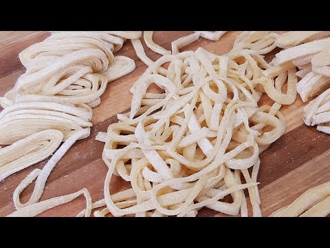 Видео: Домашняя лапша которая не разваривается! Homemade noodles !