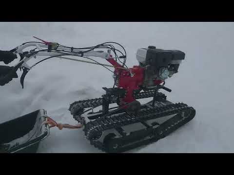 Видео: увеличиваем прицеп и обкатываем мотоблок Брайт135. готовимся к выезду на рыбалку.