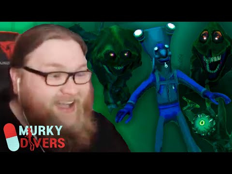 Видео: Погружаемся на ГЛУБИНУ с ОБСИ, МОЛВИНЫМ и ФИАШЕМ! | Murky Divers | Часть 1