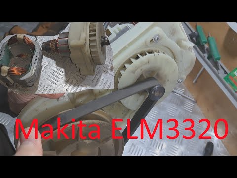 Видео: Газонокосилка Makita ELM3320 замена подшипников.