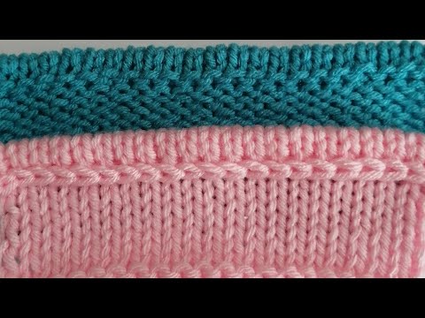 Видео: закрытие края изделия. ложная кеттлевка.