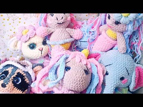Видео: ВЯЗОВЛОГ #4 / МАРТ / ОБЗОР ГОТОВЫХ ИГРУШЕК/ БОЛЕЕ 100ШТ