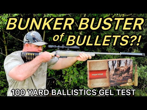 Видео: 7мм-08 ЗВЕРЬ?! Тест гелевых патронов Norma Tipstrike Ballistics