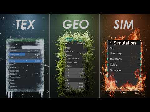 Видео: Подробное описание всех возможностей узлов в Blender 4.5