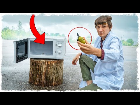 Видео: ГРАНАТА vs МИКРОВОЛНОВКА!!! ЭКСПЕРИМЕНТЫ!!!