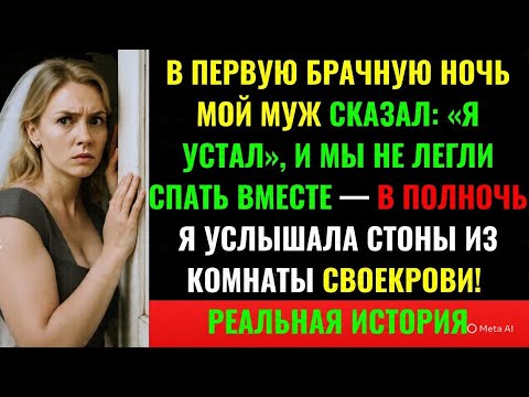 Видео: В ПЕРВУЮ БРАЧНУЮ НОЧЬ МОЙ МУЖ СКАЗАЛ «Я УСТАЛ» И НЕ ЛЁГ СО МНОЙ – В ПОЛНОЧЬ Я УСЛЫШАЛА СТРАННЫЕ СТОН