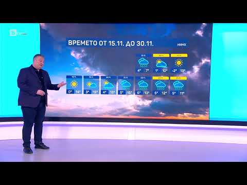 Видео: BTV Времето (14.11.2024 г. – сутрешна емисия)