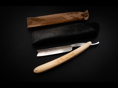 Видео: Опасная бритва Fox Cutlery Co, ТМ "Fox", USA/Germany, 1900е