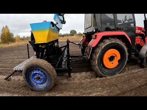 Видео: Нарешті вона сіє👍 Посівна осінь 2023 Шифенг240+саморобна сівалка1.5м