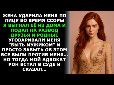 Видео: ЖЕНА УДАРИЛА МЕНЯ ВО ВРЕМЯ ССОРЫ, Я ПОДАЛ НА РАЗВОД — НО В ИТОГЕ СТАЛ ЗЛОДЕЕМ.
