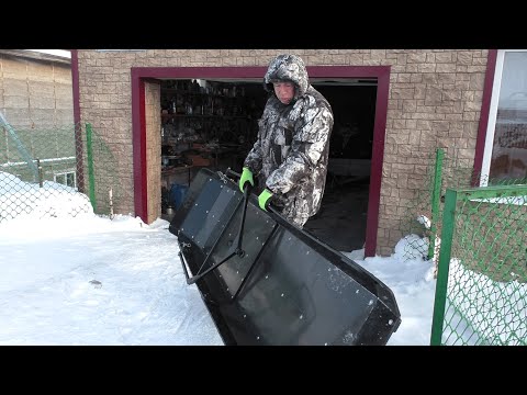 Видео: Сани волокуши для снегохода KTZ CLASSIC. Первое знакомство.