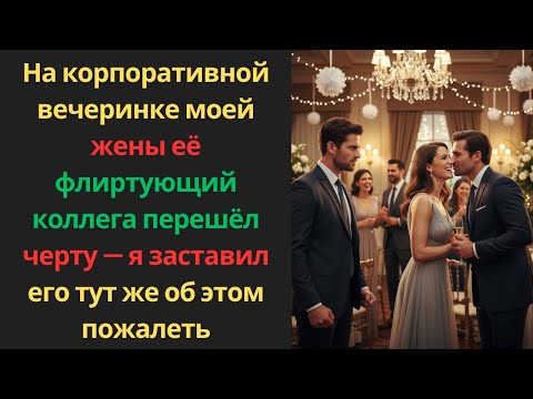Видео: На корпоративной вечеринке моей жены её флиртующий коллега перешёл черту — я заставил его тут же об