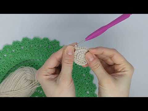 Видео: Мороженое в вафельном стаканчике крючком. Часть 1