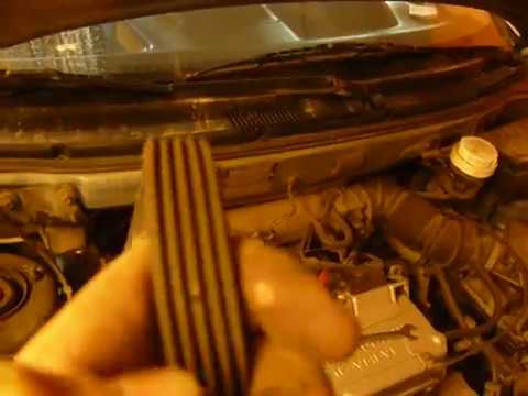 Видео: Замена приводных ремней агрегатов MITSUBISHI SPACE STAR, CARISMA. ДВС 4G93 112 Л/С 1.8 MPI SOHC.