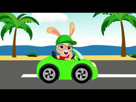Видео: Машинки У РУЛЯ🍬Кролик БОБО 🍭 Песенки для детей