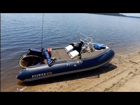Видео: Обзор тюнинга ПВХ лодки.