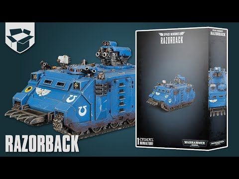 Видео: Анбоксинг - Space Marines Razorback