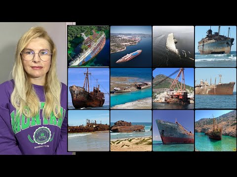 Видео: 12 самых знаменитых кораблекрушениях / для глухих