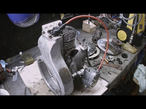 Видео: Мотоблок МБ-1 с двигателем 2СД-М1, восстановительные работы, часть 4.