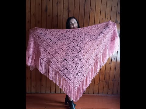 Видео: МК номер 44.Узор для шали крючком(часть вторая)