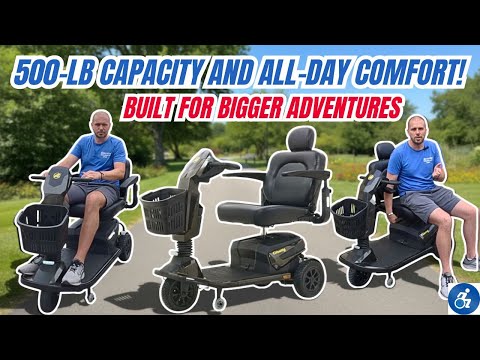 Видео: Этот сверхпрочный скутер с лёгкостью перевозит 500 фунтов! | Golden Technologies Companion HD