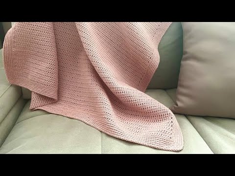 Видео: 👍 Самый легкий способ, как связать плед крючком  | Soft Decor