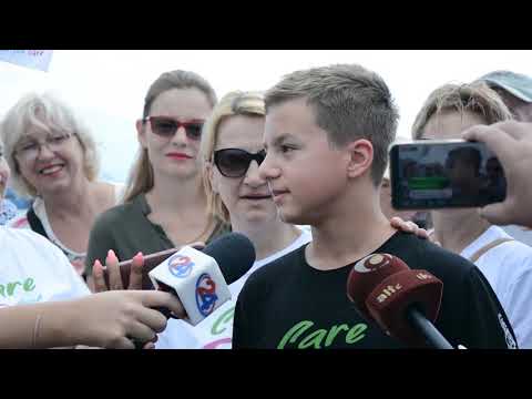 Видео: Младиот херој: 13-годишниот Марко не се откажува, сака да го преплива Охридското езеро