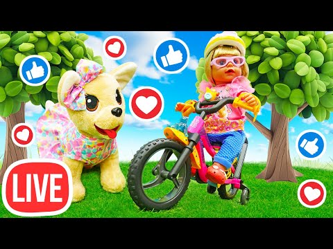 Видео: Гуляем и играем с Беби Бон Эмили 🔴 Шоу Как Мама - игры в дочки матери в видео для девочек