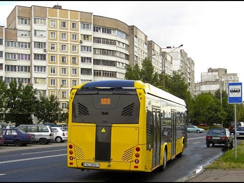 Видео: Электробус Минска БКМ-Е321, гос.№ АС 5669-7, марш.63 (22.07.2019)