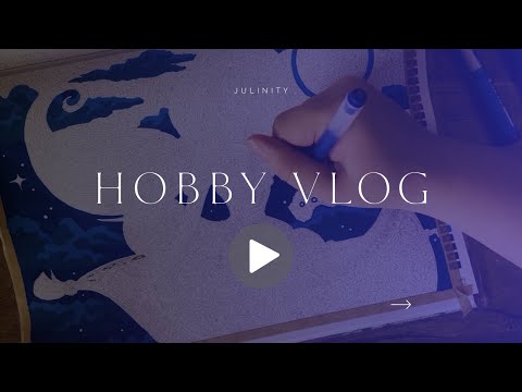 Видео: ХОББИ-ВЛОГ | Новые Раскраски, Челлендж и Раскраска - Путешественница! 📚✈️