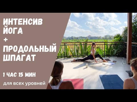 Видео: Интенсивная йога | Продольный шпагат