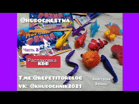 Видео: Распаковка морской фауны из КБ 2025 Часть 2