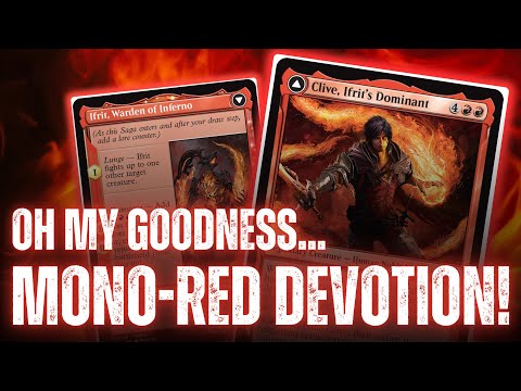 Видео: Доминанта Клайва, Ифрита — моно-красная преданность, сделанная правильно