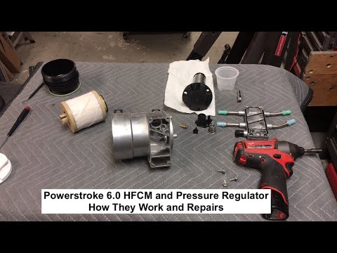 Видео: Powerstroke 6.0 HFCM и регулятор давления — как они работают и ремонтируются