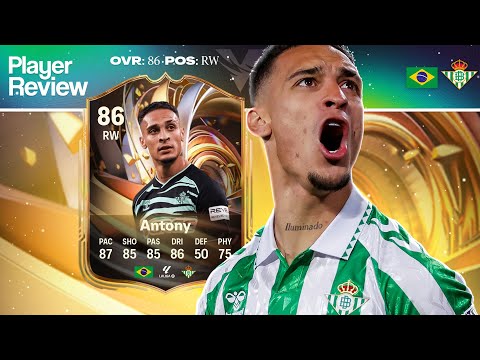 Видео: 86 РЕЙТИНГОВ ПЕРЕЗАГРУЗКА ОБЗОР ИГРОКА ЭНТОНИ l FC26 ULTIMATE TEAM
