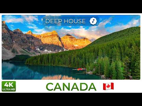 Видео: 🇨🇦 Канада 4K — музыка в стиле Deep House и потрясающие природные пейзажи | Ниагарский водопад и Банф