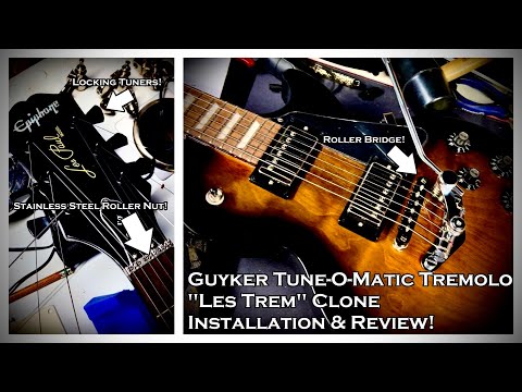 Видео: Guyker Tune-O-Matic Tremolo / Les Trem Clone — установка и обзор!