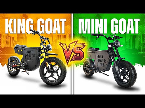 Видео: King Goat против Mini Goat | Какой электровелосипед купить?