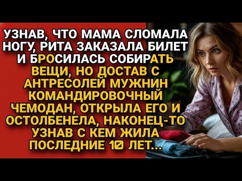 Видео: Взяла мужнин чемодан и, открыв его, остолбенела от содержимого...