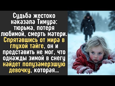 Видео: Спрятавшись от мира в глухой тайге, он нашел в снегу полузамерзшую девочку… Истории из жизни.