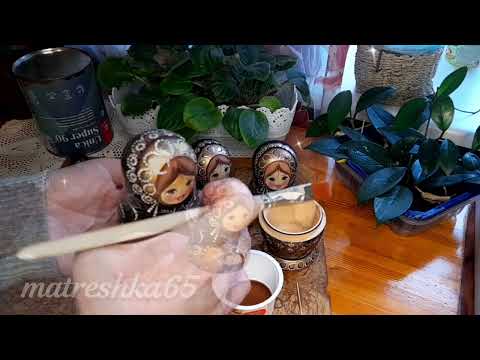 Видео: 🪆КАК ПОКРЫТЬ МАТРЁШКИ ЛАКОМ🪆ЛАКИРОВКА МАТРЁШКИ 🪆
