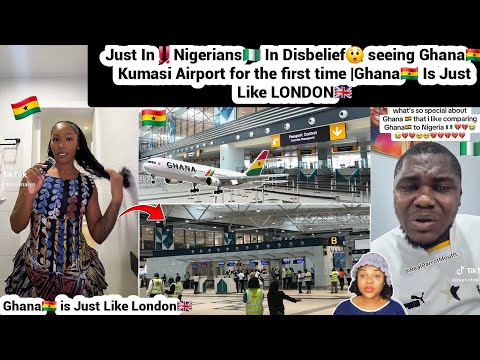 Видео: Только что‼️Нигерийцы🇳🇬 В недоумении, увидев Гану🇬🇭 Аэропорт Кумаси - он как ЛОНДОН🇬🇧 #Гана