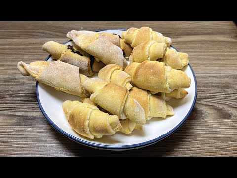 Видео: Рогалики с начинкой