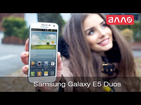Видео: Видео-обзор смартфона Samsung Galaxy E5 Duos