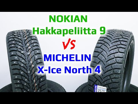 Видео: Nokian Hakkapeliitta 9 или Michelin X-Ice North 4 /// ЧТО ЛУЧШЕ ???