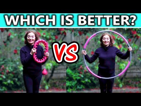 Видео: Обзор умного хула-хупа против утяжеленного хула-хупа (что лучше для новичков и тренировок по сниж...