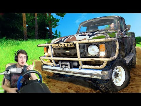 Видео: СПАСАЕМ ДЕДА ИЗ БОЛОТА - RP в SPINTIRES + РУЛЬ