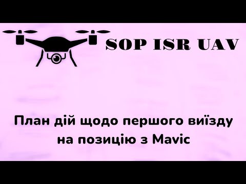 Видео: Алгоритм роботи з  Mavic-ом. Планування першого виходу на позицію