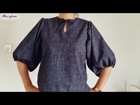Видео: ❤️❤️[Сделай сам] Изготовление блузки: просто, красиво и удобно.